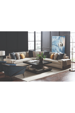   Neutral-Toned Sectional Sofa | Oroa.com