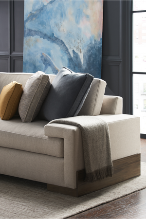   Neutral-Toned Sectional Sofa | Oroa.com