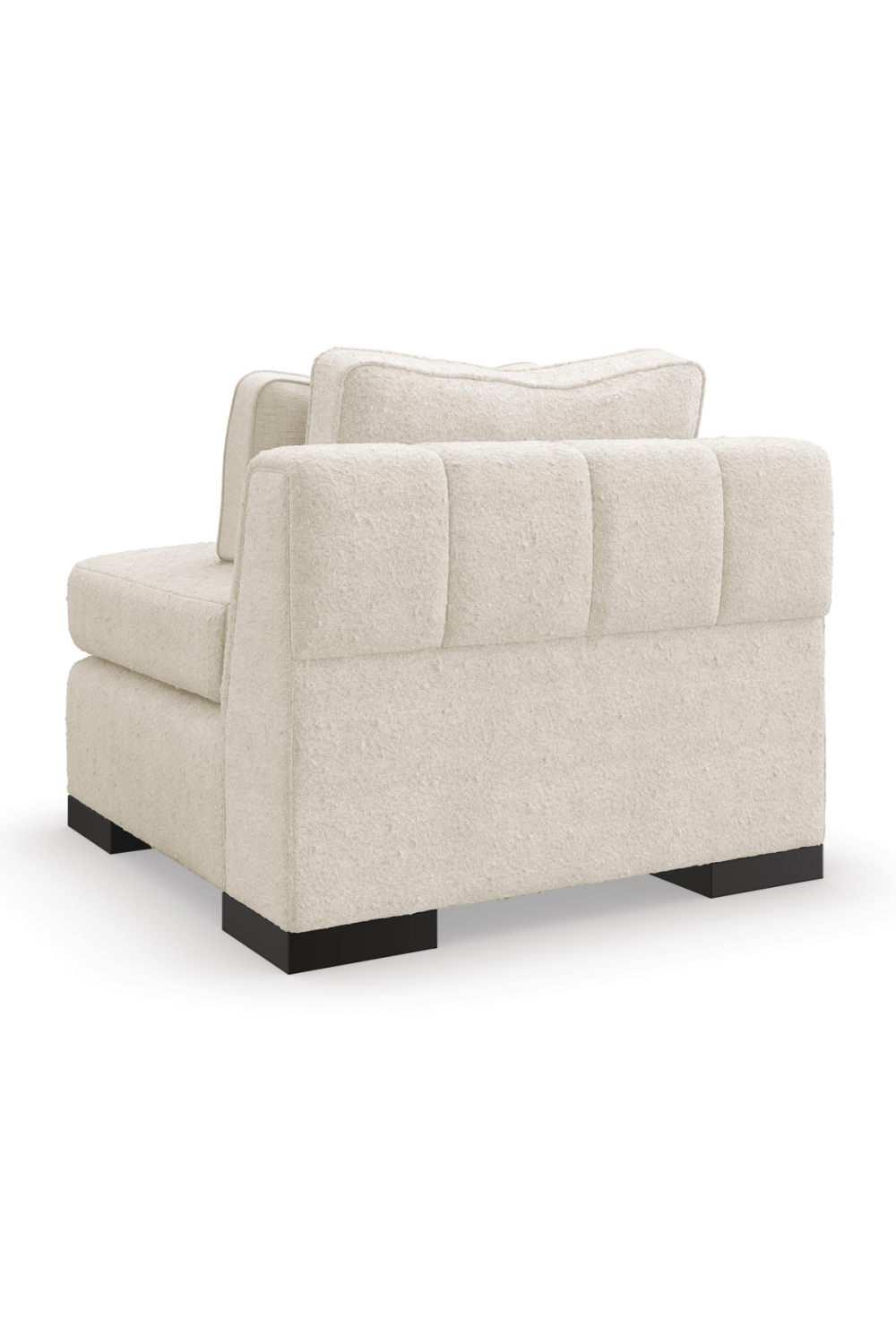   Cream Modern Armless Chair | Oroa.com