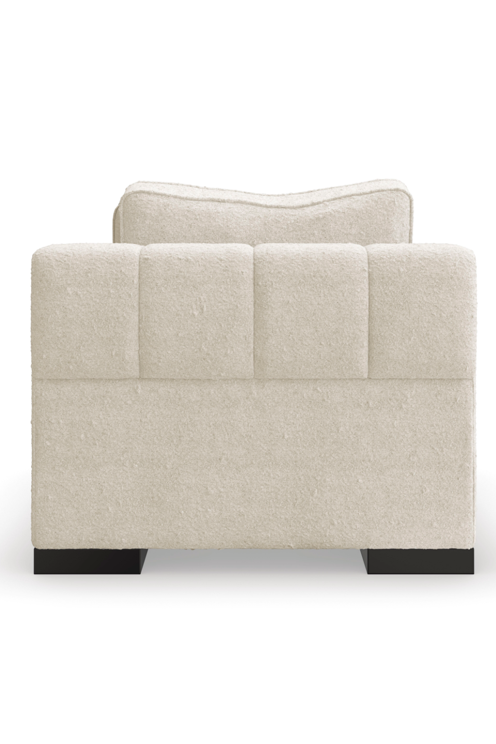   Cream Modern Armless Chair | Oroa.com