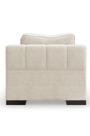   Cream Modern Armless Chair | Oroa.com