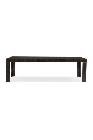   Striated Wood Extendable Dining Table | Oroa.com