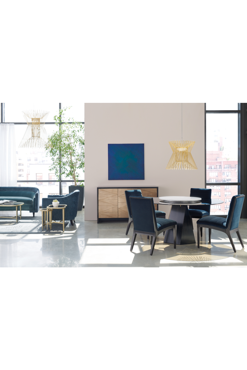   Channeled Dining Armchairs (2) | Oroa.com