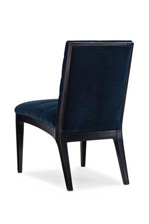   Blue Channeled Side Chair Set (2) | Oroa.com