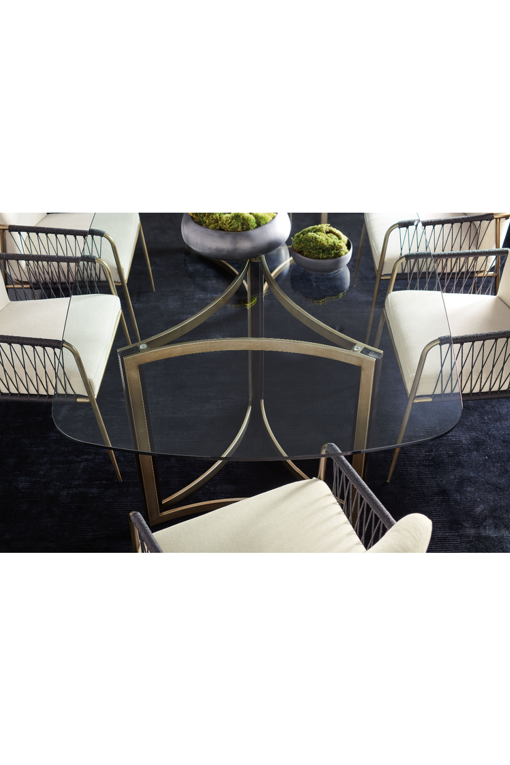   Black Cord Detail Dining Armchair | Oroa.com