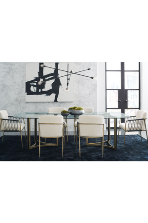   Black Cord Detail Dining Armchair | Oroa.com