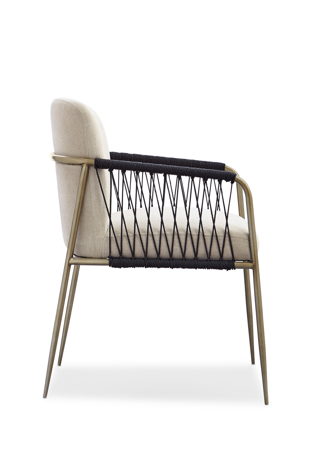  Black Cord Detail Dining Armchair | Oroa.com
