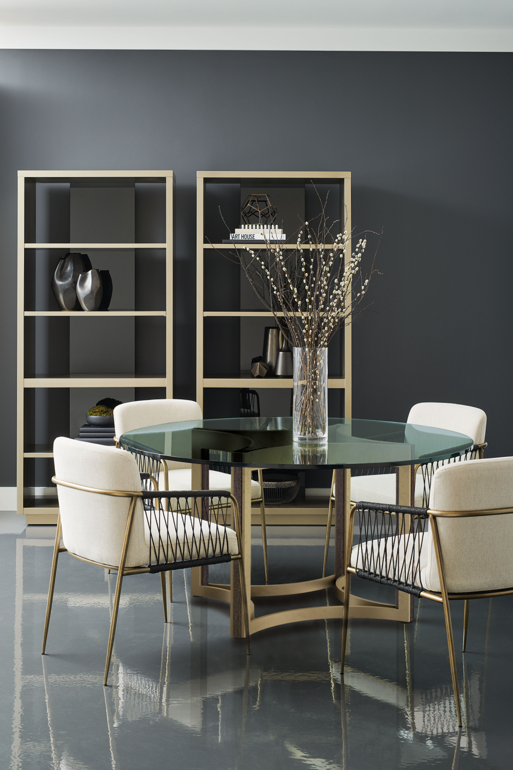   Black Cord Detail Dining Armchair | Oroa.com