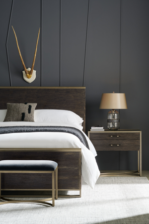   Cerused Oak Modern Nightstand L | Oroa.com