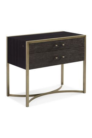   Cerused Oak Modern Nightstand L | Oroa.com