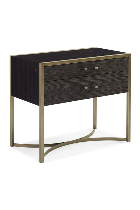   Cerused Oak Modern Nightstand L | Oroa.com