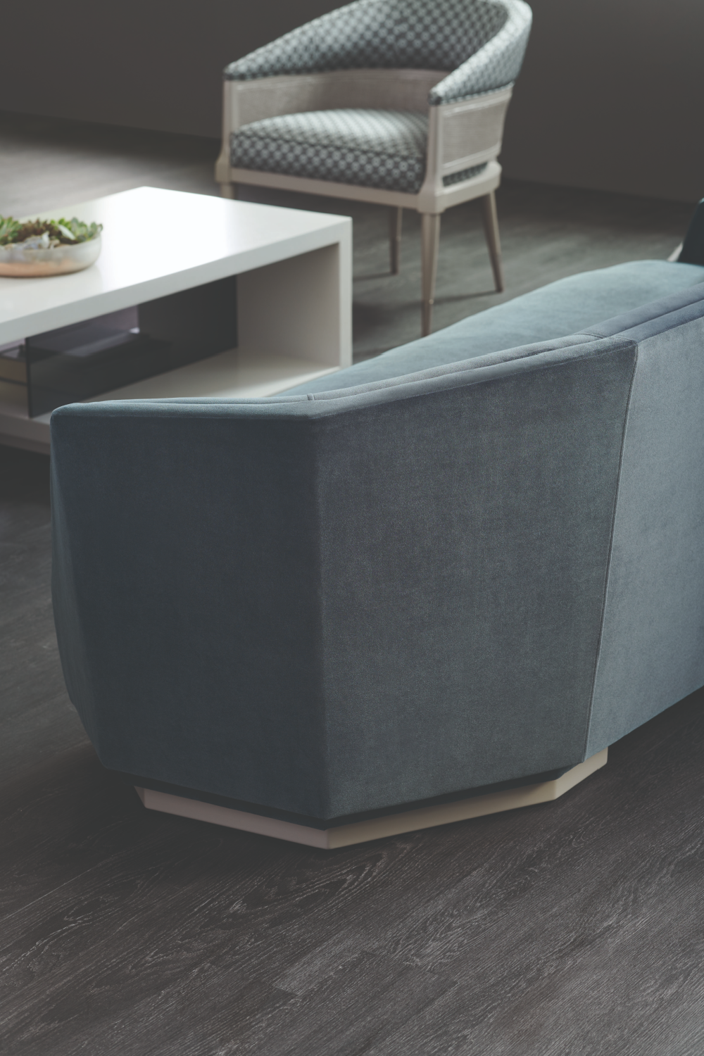   Dark Blue Modern Sofa | Oroa.com