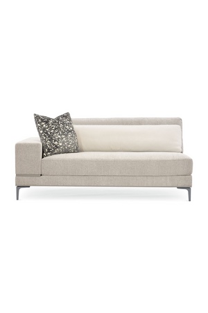   Beige Modern Loveseat | Oroa.com