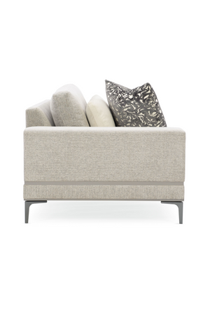   Beige Modern Loveseat | Oroa.com