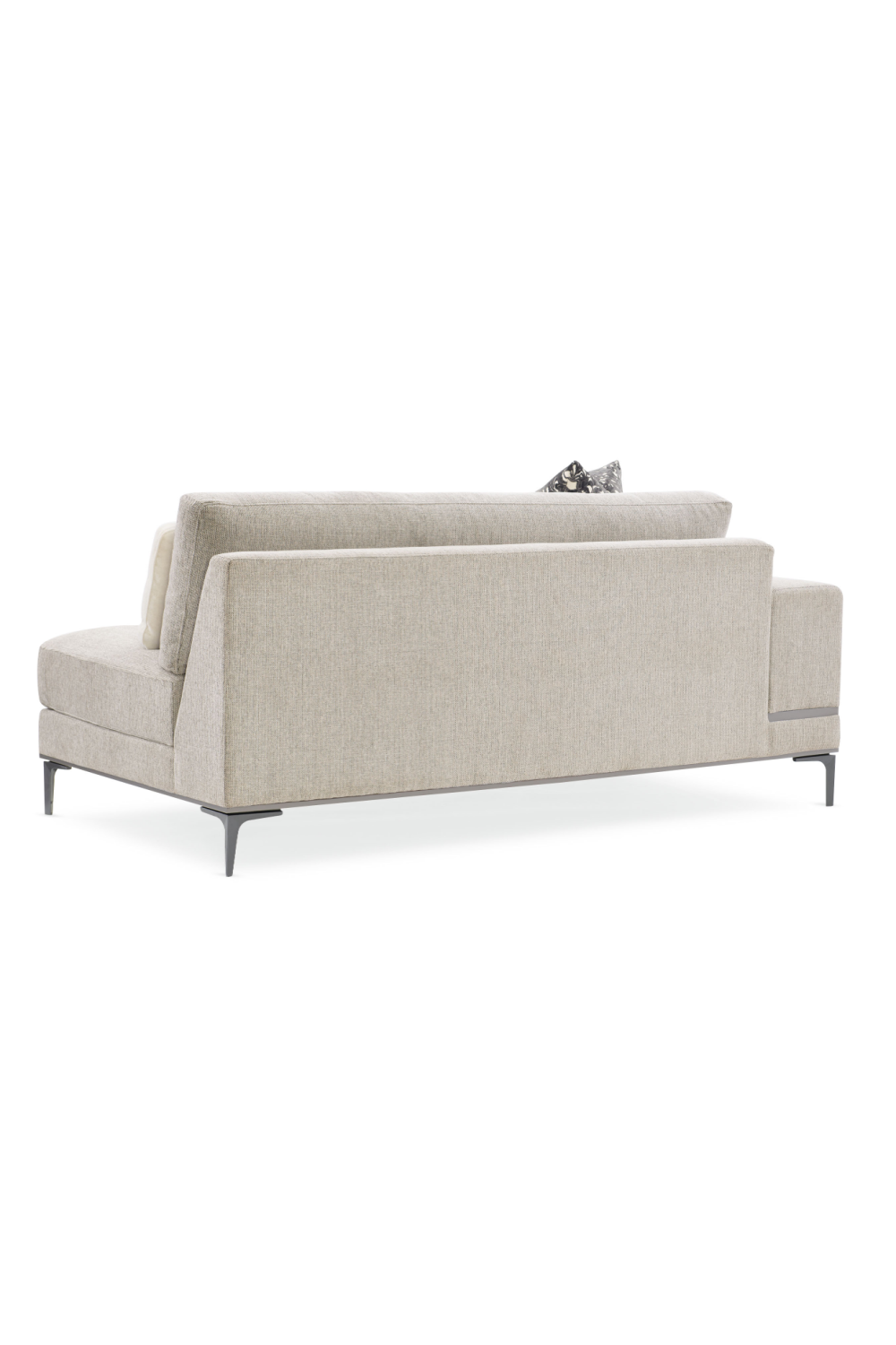   Beige Modern Loveseat | Oroa.com