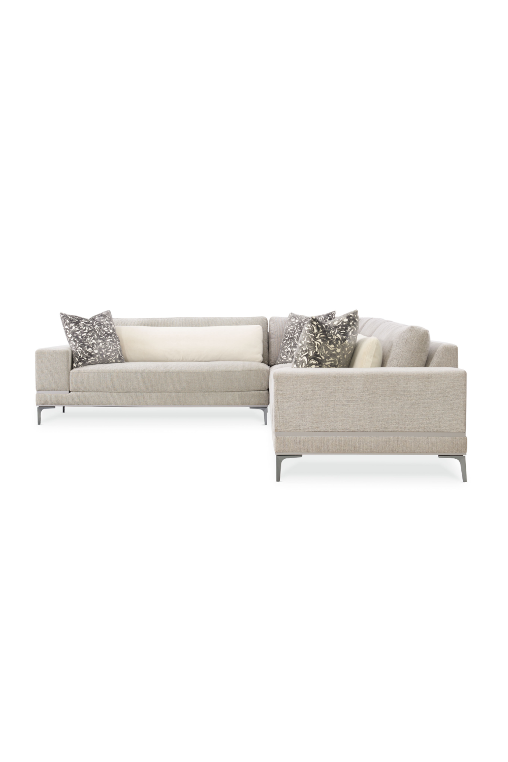   Beige Modern Loveseat | Oroa.com