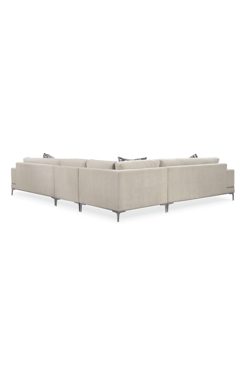   Beige Modern Loveseat | Oroa.com