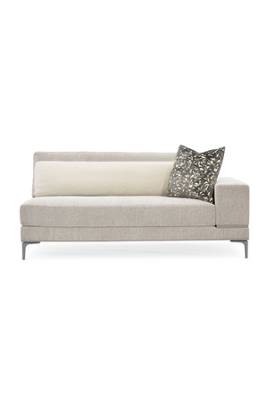  Beige Modern Loveseat | Oroa.com