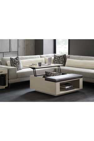   Beige Modern Loveseat | Oroa.com