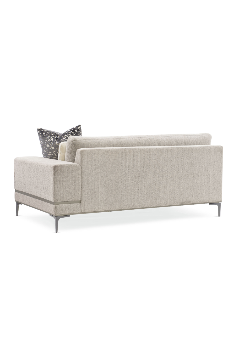   Beige Modern Loveseat | Oroa.com