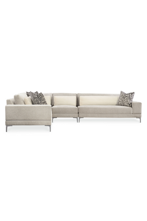   Beige Modern Loveseat | Oroa.com
