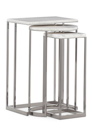   Plated Nickel Nesting End Table (3) | Oroa.com