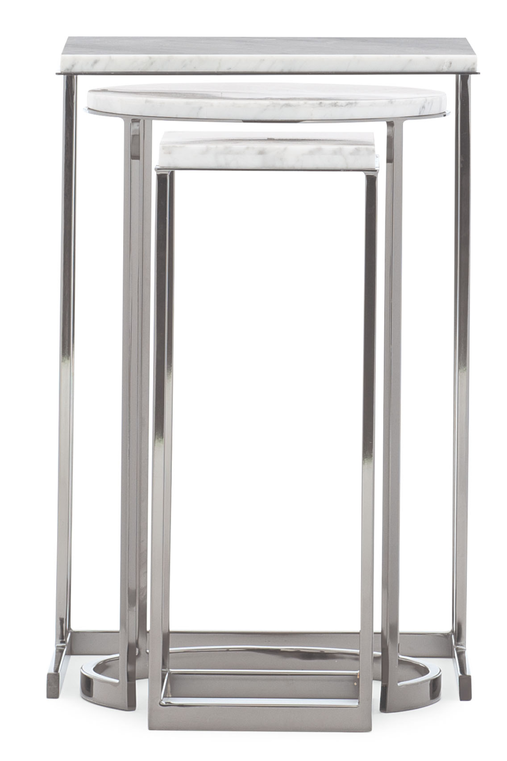   Plated Nickel Nesting End Table (3) | Oroa.com