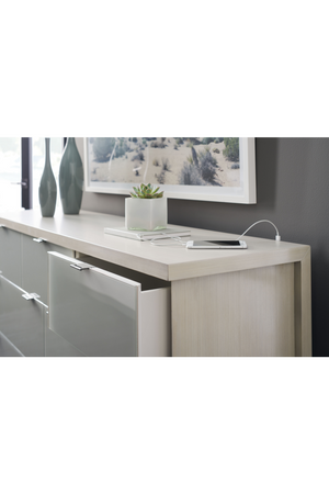   Ash Taupe Minimalist Dresser | Oroa.com