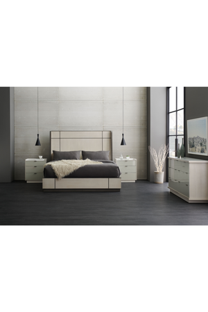   Ash Taupe Modern Nightstand | Oroa.com