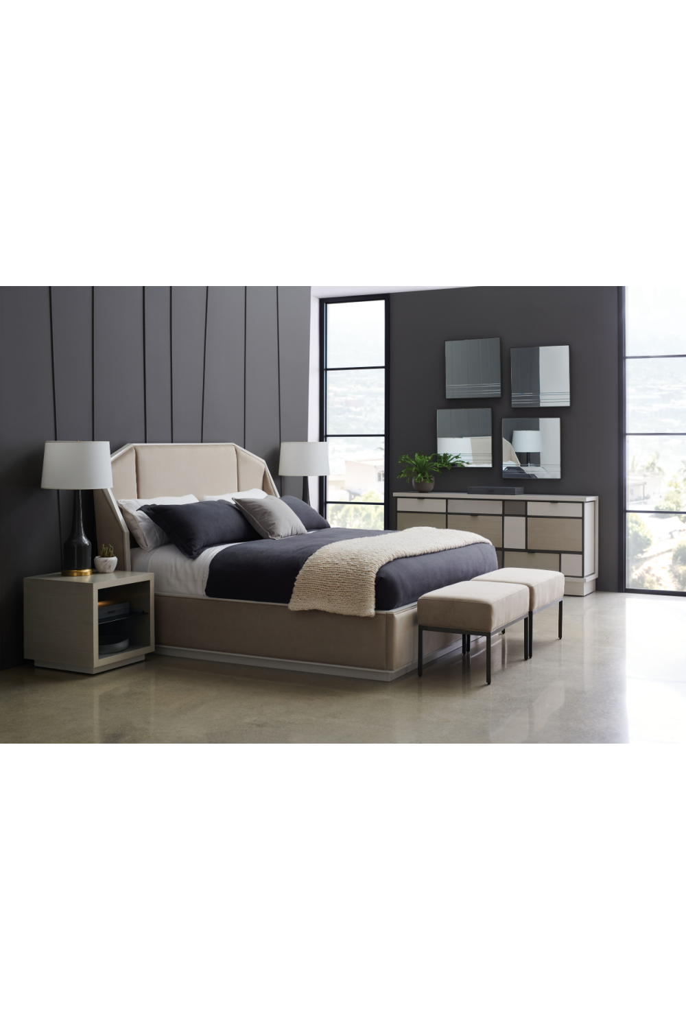   Beige Bed Bench | Oroa.com