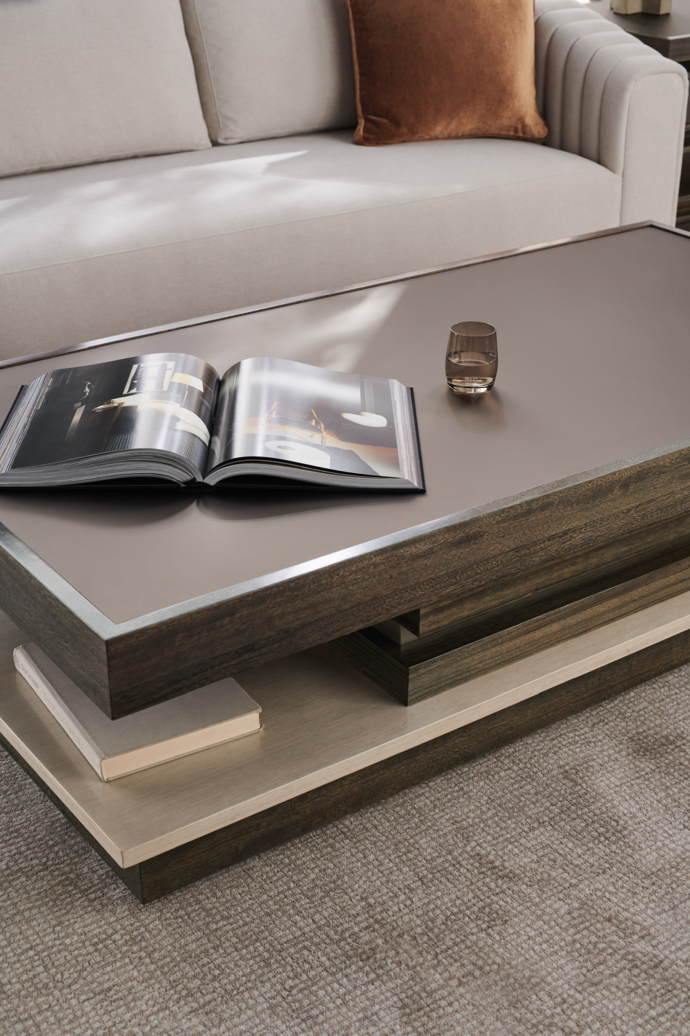   Tiered Wooden Coffee Table | Oroa.com