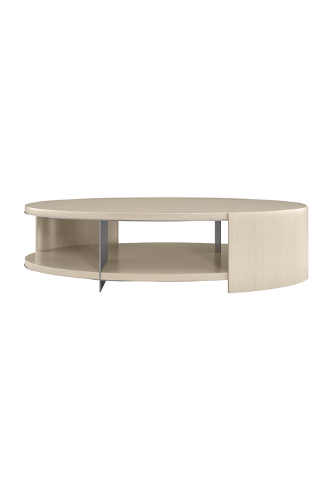   Oval Cream Cocktail Table | Oroa.com