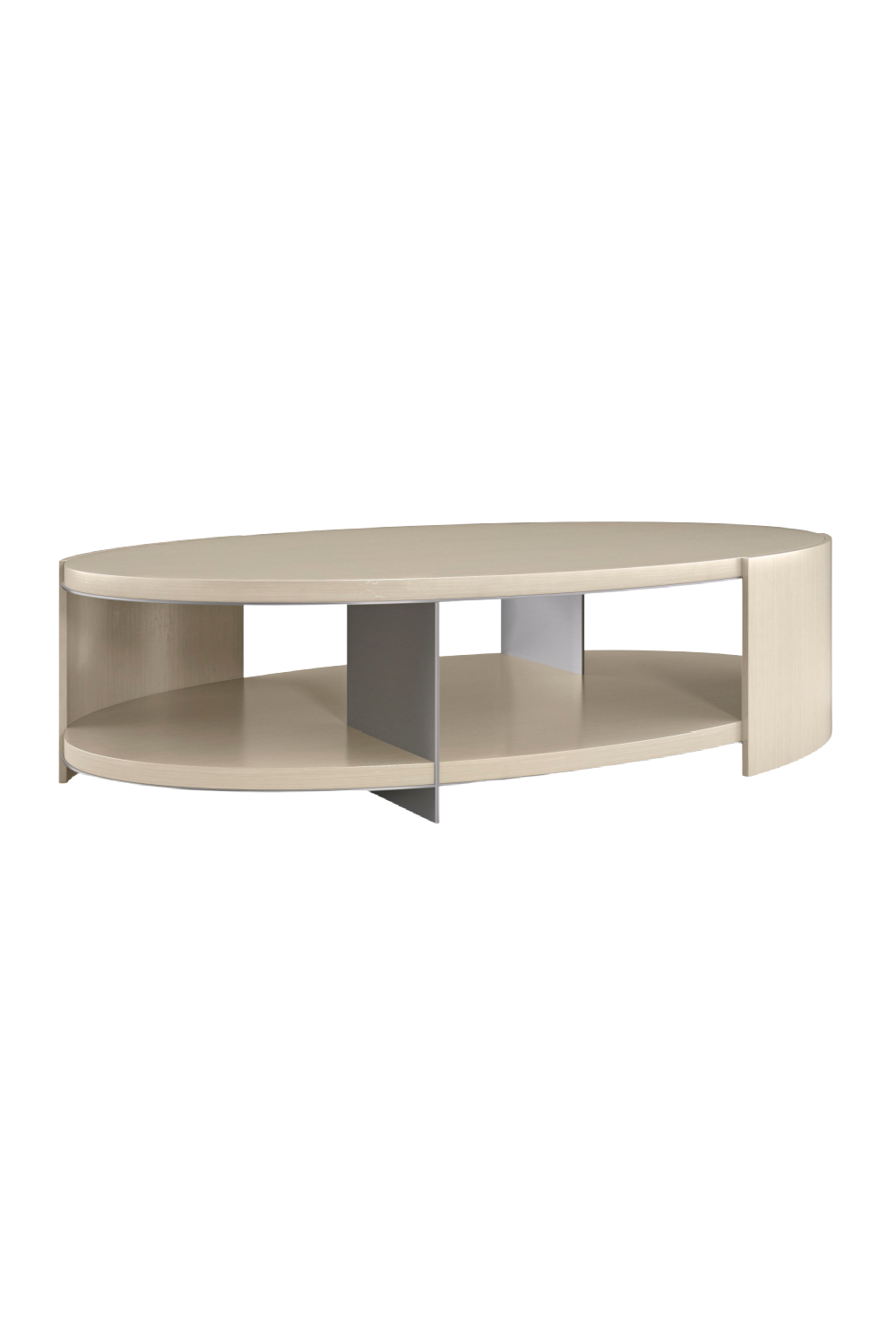   Oval Cream Cocktail Table | Oroa.com