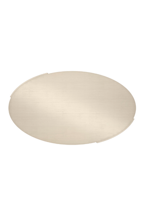   Oval Cream Cocktail Table | Oroa.com