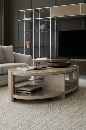   Oval Cream Cocktail Table | Oroa.com