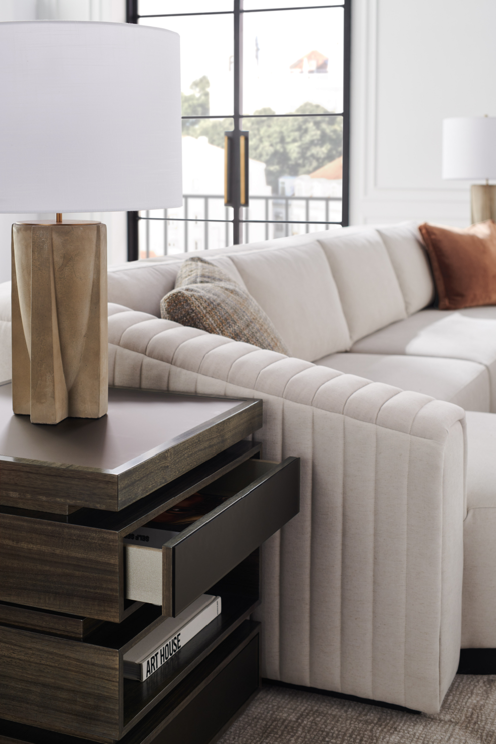   Tiered Modern End Table | Oroa.com