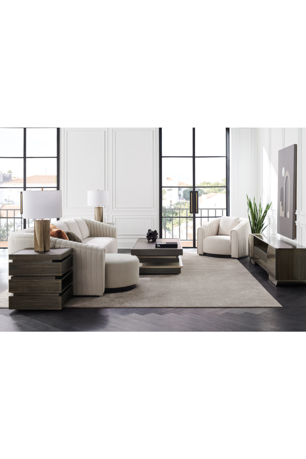   Tiered Modern End Table | Oroa.com