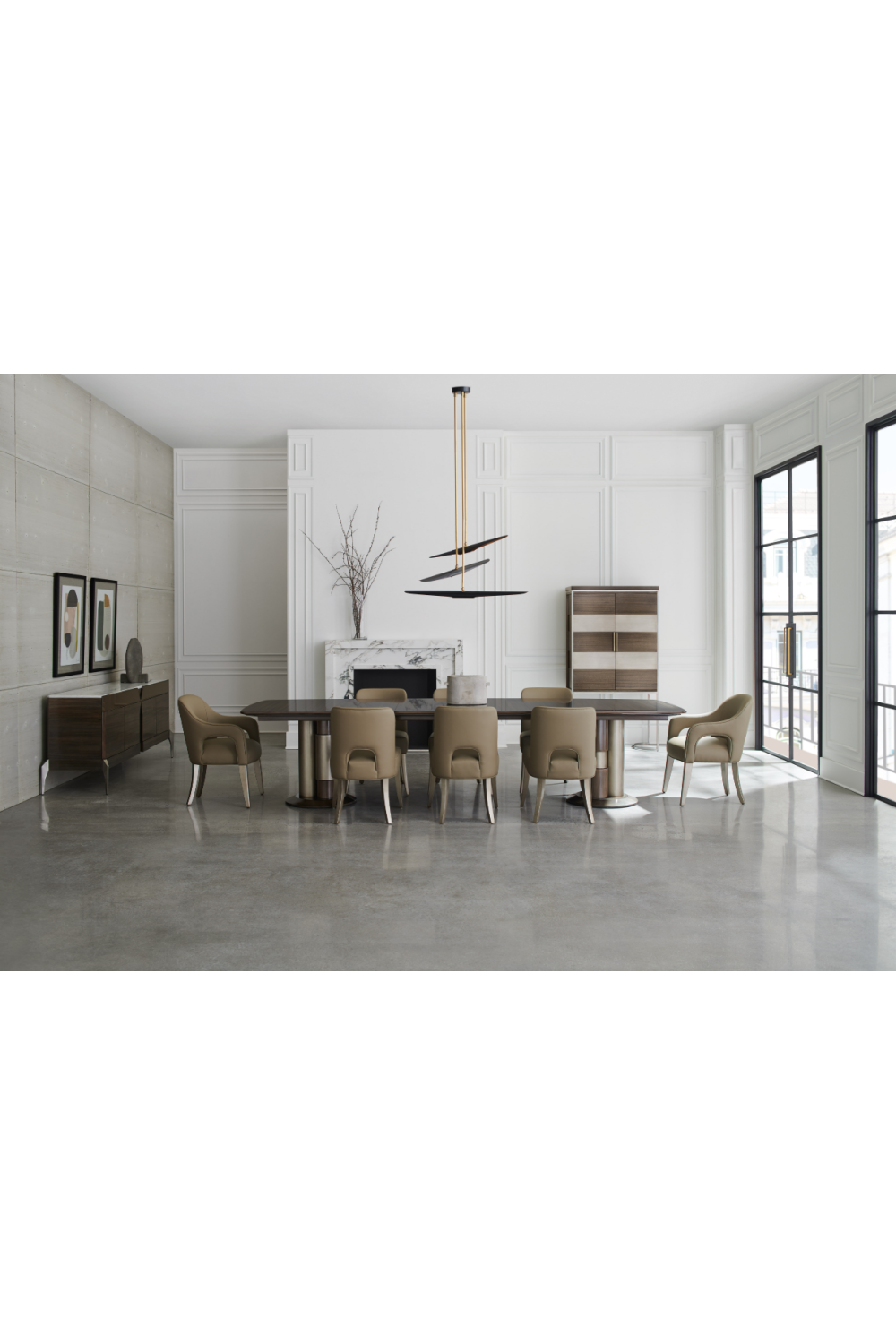  Metal Framed Modern Bar Cabinet | Oroa.com