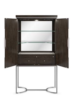   Metal Framed Modern Bar Cabinet | Oroa.com