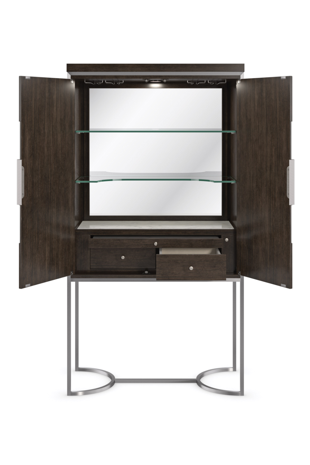   Metal Framed Modern Bar Cabinet | Oroa.com