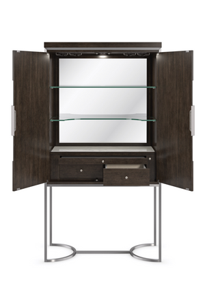   Metal Framed Modern Bar Cabinet | Oroa.com