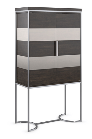   Metal Framed Modern Bar Cabinet | Oroa.com
