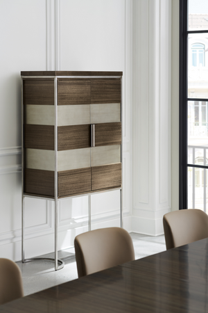   Metal Framed Modern Bar Cabinet | Oroa.com