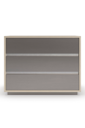  Monochromatic Modern Nightstand L | Oroa.com