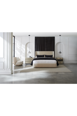   Monochromatic Modern Nightstand L | Oroa.com