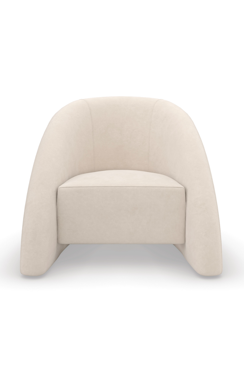   Modern Curved Accent Chair | Oroa.com