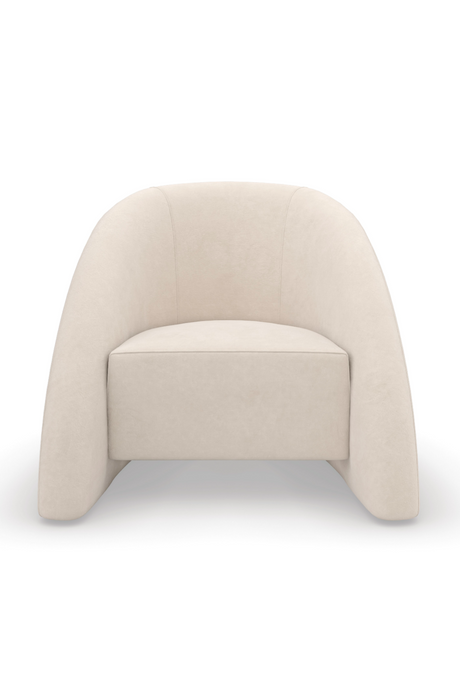   Modern Curved Accent Chair | Oroa.com