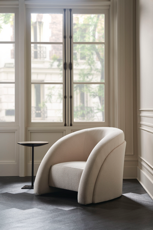   Modern Curved Accent Chair | Oroa.com