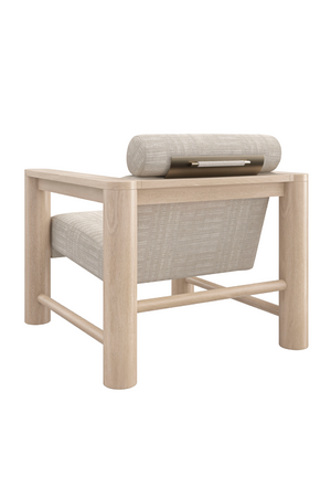   Oak Framed Lounge Chair | Oroa.com