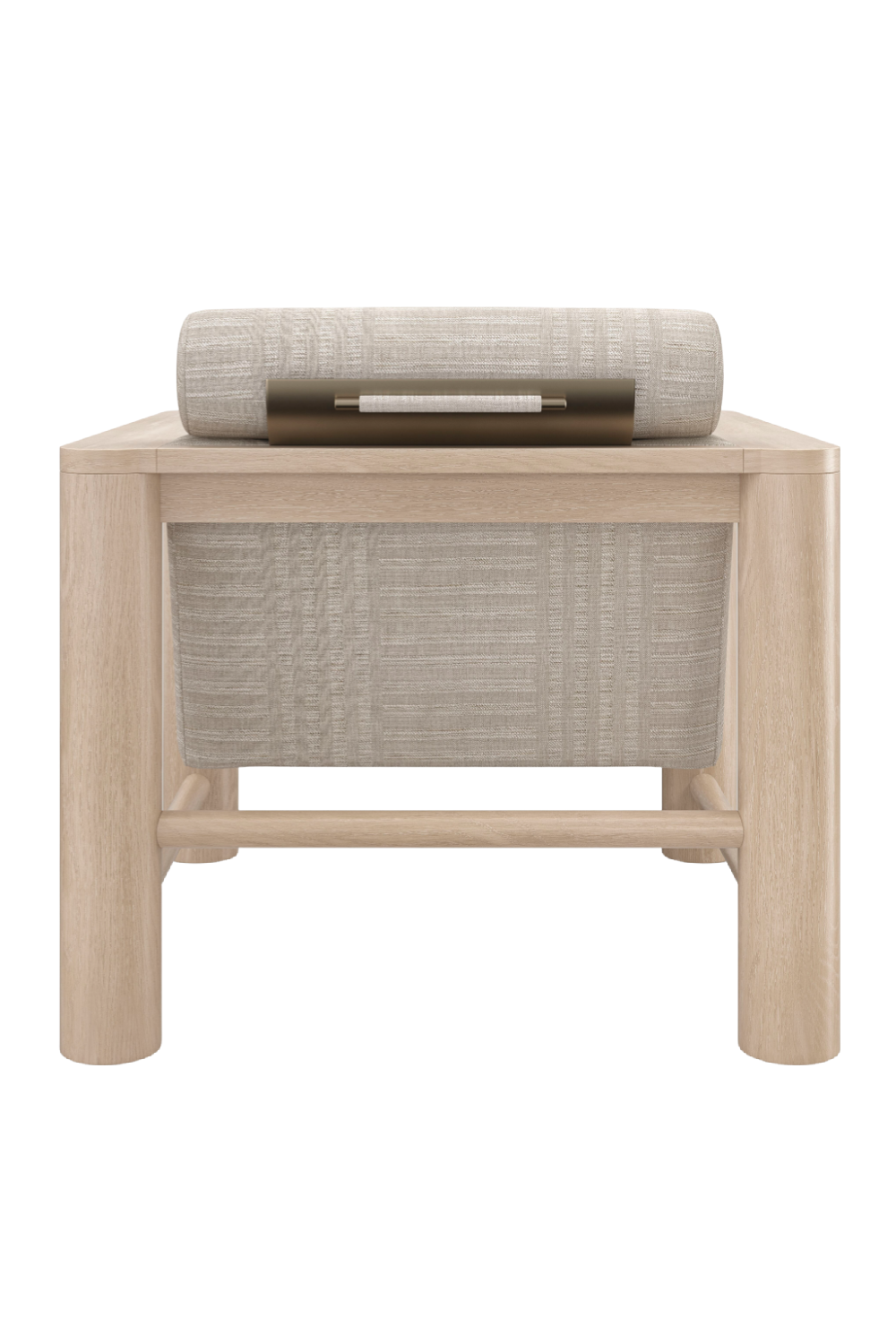   Oak Framed Lounge Chair | Oroa.com